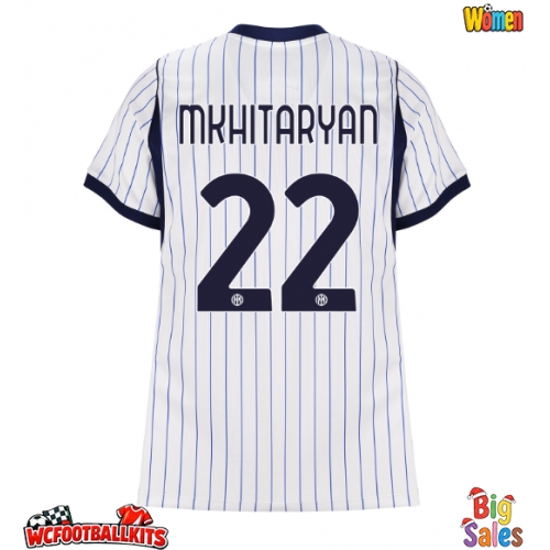 Inter Milan Henrikh Mkhitaryan #22 Replica Away Stadium Shirt for Women 2026-27 Short Sleeve